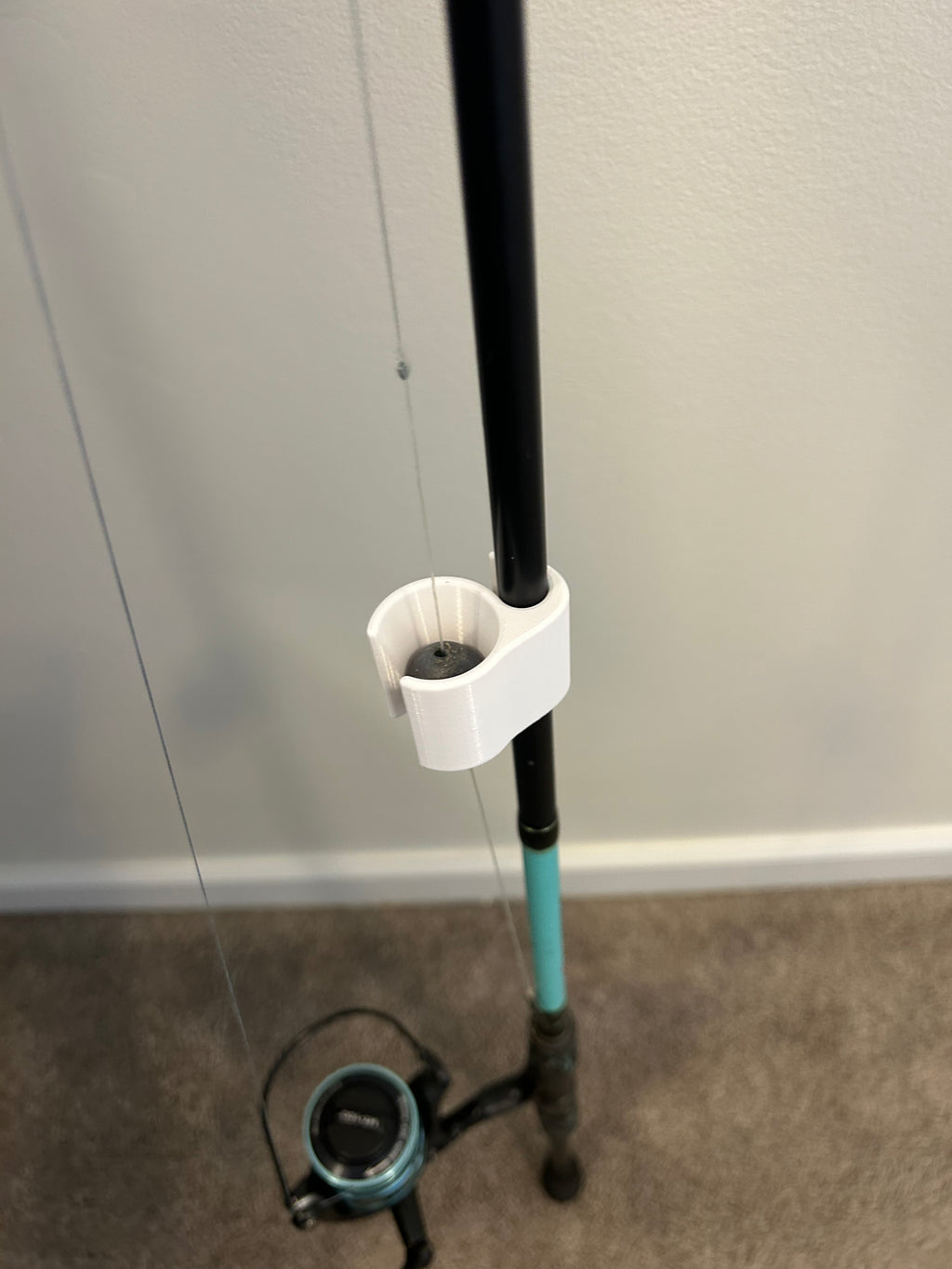 Universal Fishing Weight Retainer Clip for 1/2oz–2oz Egg & Bank Sinkers | Secure Sinker Holder | 3D Printed Fishing Tackle Accessory