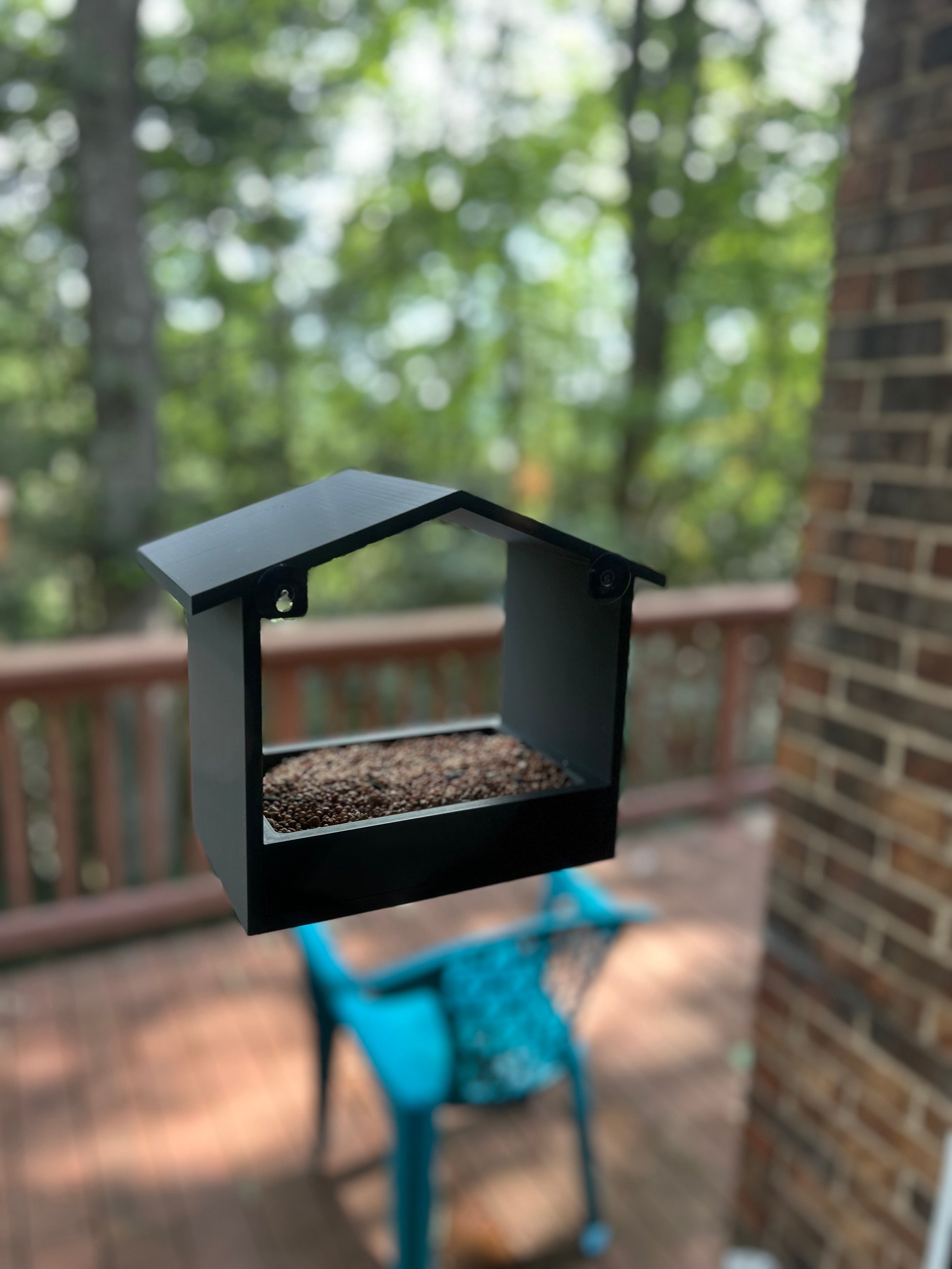 Custom Color Window Bird Feeder: Strong Suction Cups, Wild Bird Viewing