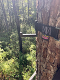 Tree Stand Bow Hanger: Lightweight Climber Bow Mount for up to 1.5" Straps