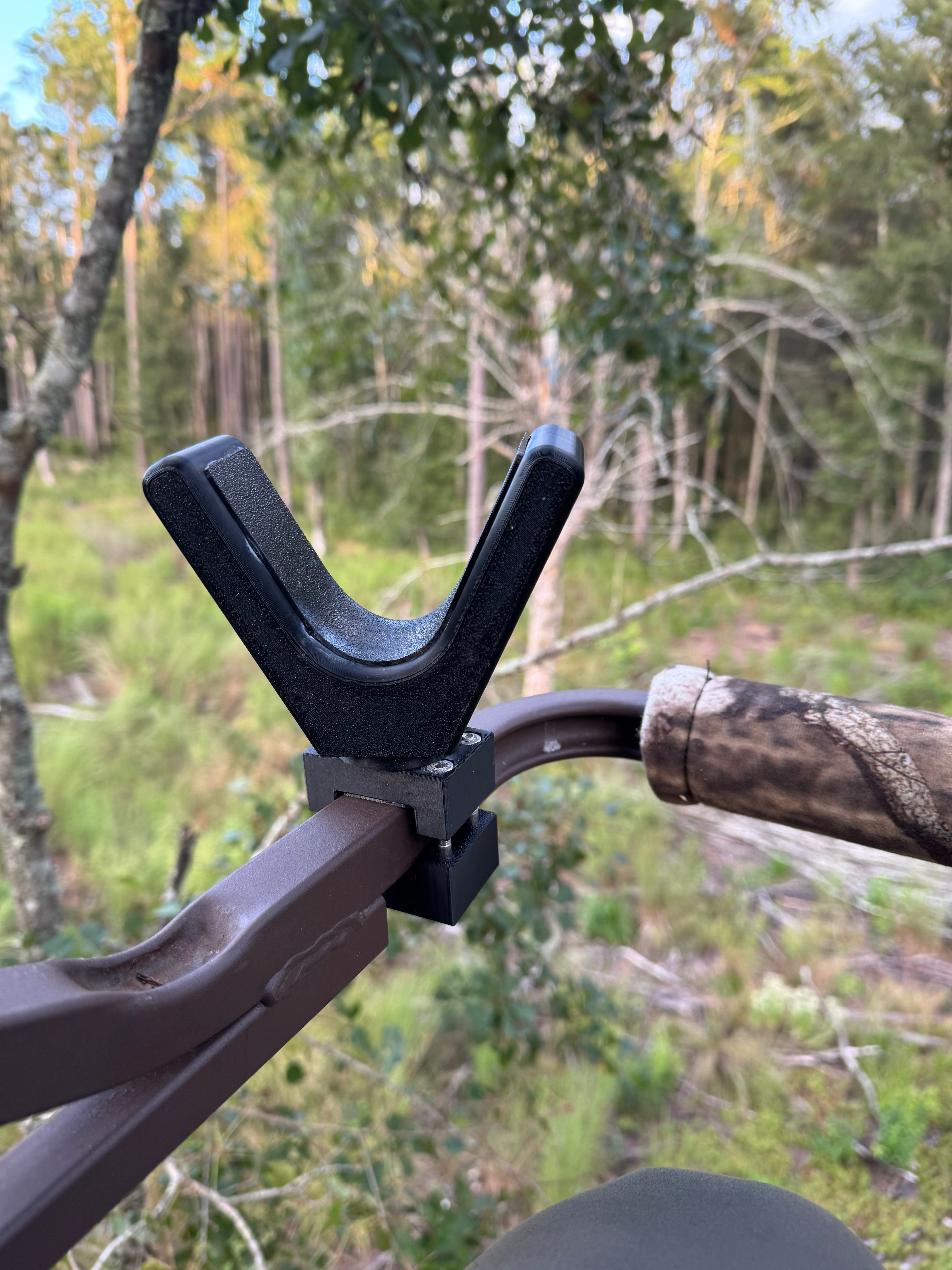 3D Printed Rifle Rest with Ball Bearings | Silent Rotating Shooting Rest for Tree Stands | Hunting Rifle Support & Gun Holder