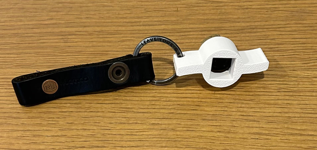 3D Printed Boat Plug Tool for 1/2” NPT Drain Plug | Install, Remove & Store Boat Drain Plugs | Compact Keychain Holder for Boaters & Marine Use