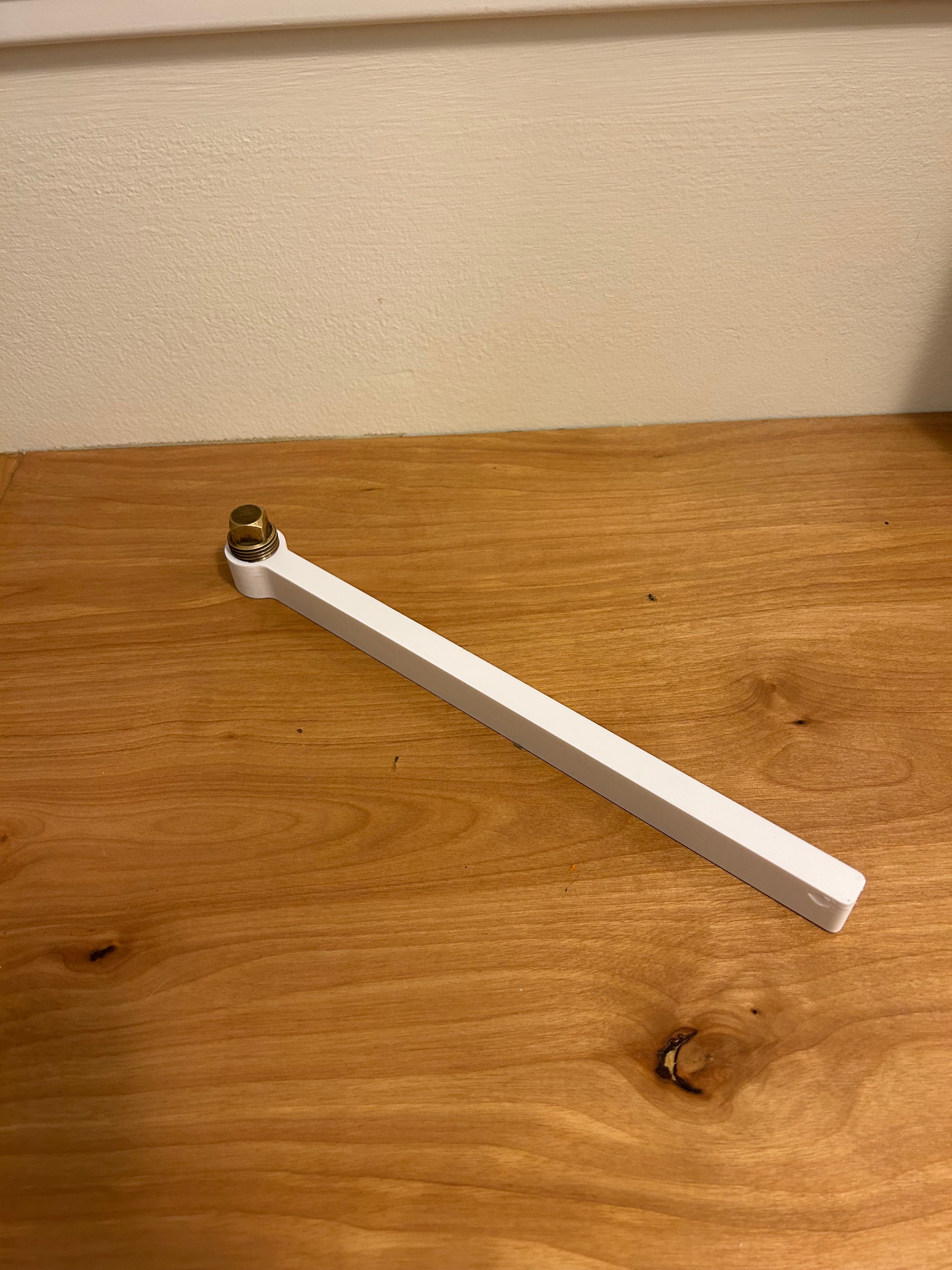 3D Printed Boat Plug Tool for 1/2” NPT Drain Plug | Install, Remove & Store Boat Drain Plugs | Compact Keychain Holder for Boaters & Marine Use