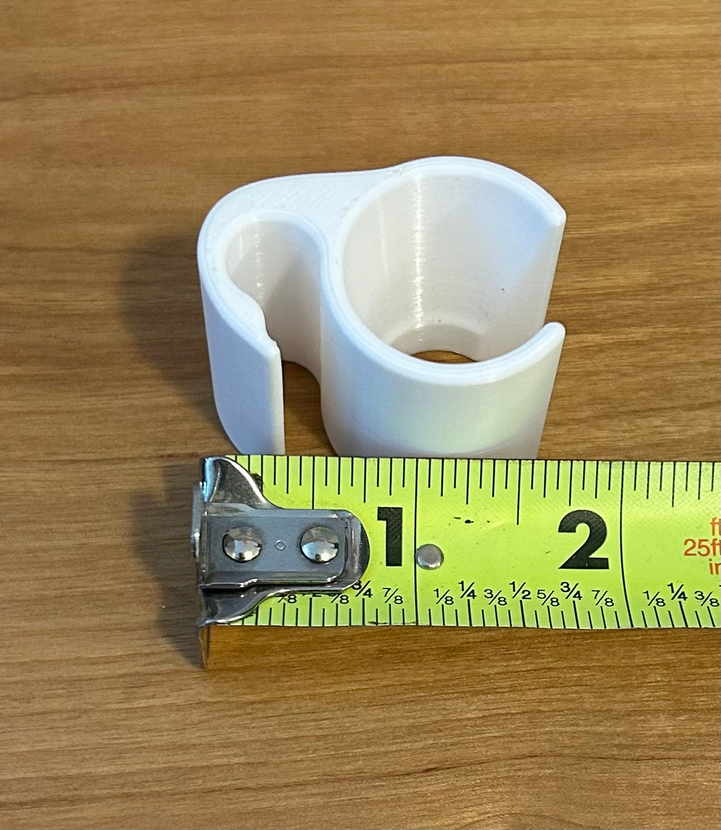 Universal Fishing Weight Retainer Clip for 1/2oz–2oz Egg & Bank Sinkers | Secure Sinker Holder | 3D Printed Fishing Tackle Accessory