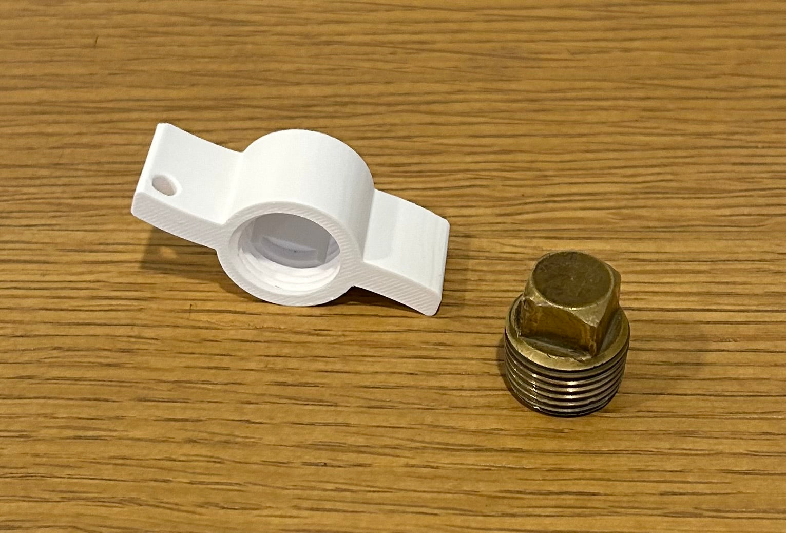 3D Printed Boat Plug Tool for 1/2” NPT Drain Plug | Install, Remove & Store Boat Drain Plugs | Compact Keychain Holder for Boaters & Marine Use